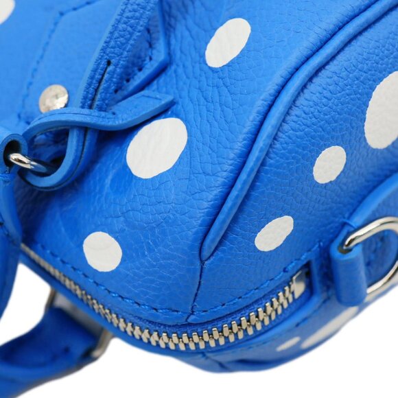 Louis Vuitton x Yayoi Kusama Speedy 20 Bandouliere Crossbody Bag Blue - Picture 7 of 14